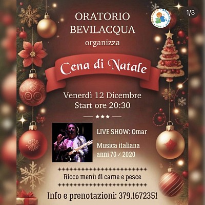 Oratorio bevilacqua - cena di natale